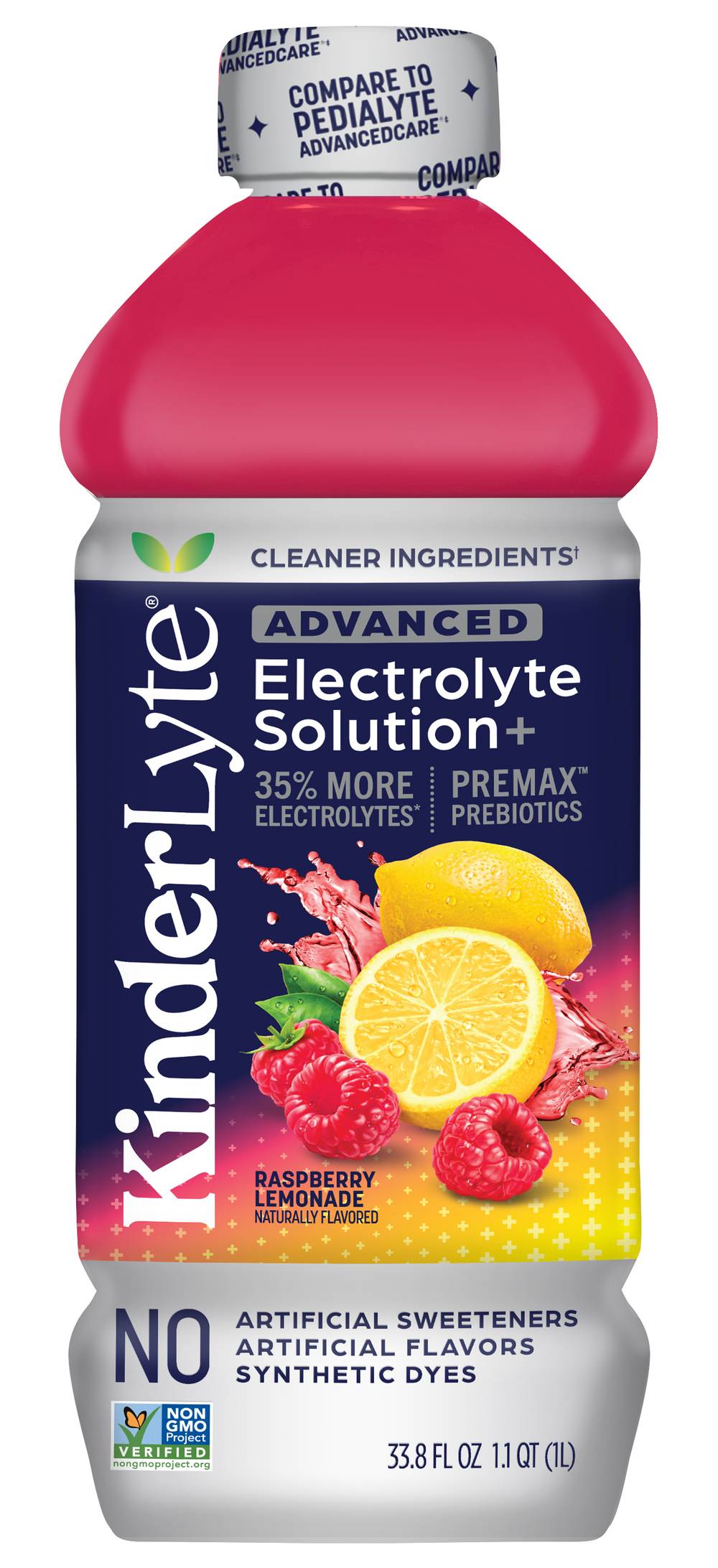 KinderLyte Raspberry Lemonade Electrolytes (33.8 fl oz)