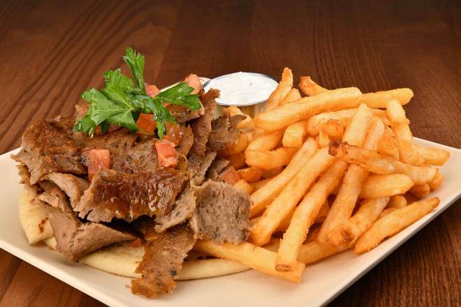 Order Gyro Plate food online from The Great Greek store, Palm Beach Gardens on bringmethat.com