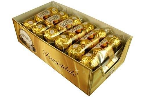 Ferrero Rocher - 3-Piece Chocolate - 12 ct (12 Units)