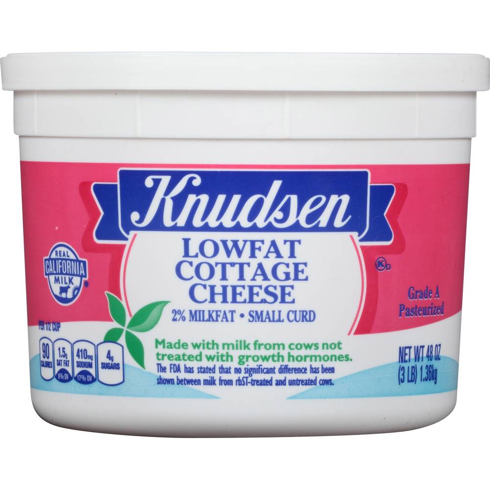 Knudsen Low Fat Cottage Cheese, 3 lbs