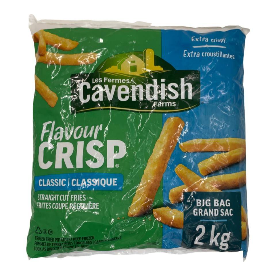 Cavendish croustillantes (surgelées 2 kg) - crispy french fries (2 kg)