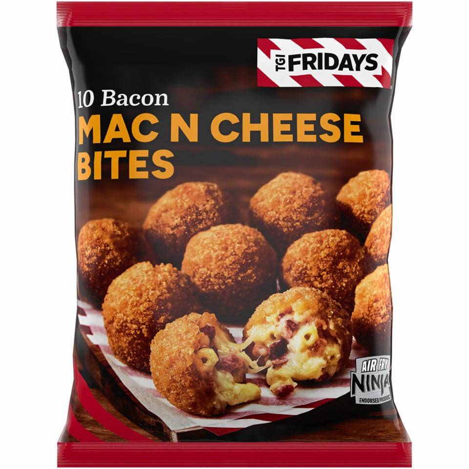 TGIF 10 Pack Bacon Mac & Cheese Bites