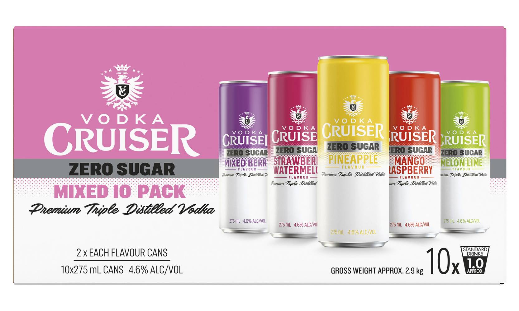 Zero Sugar Mango Cruiser Mango Raspberry Zero Sugar Mango