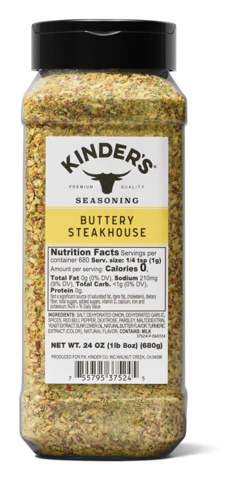 Kinder’s 24-oz Buttery Steakhouse Rub/Seasoning