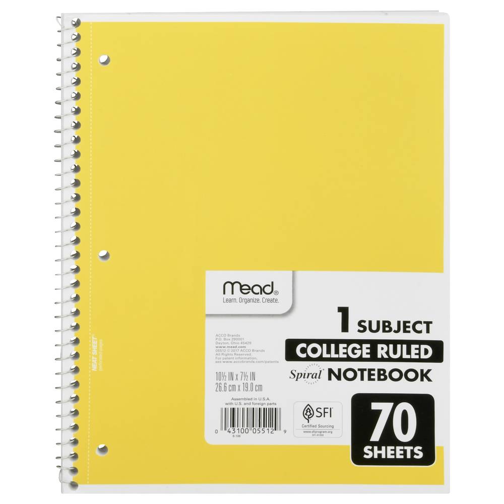 Mead Notebook