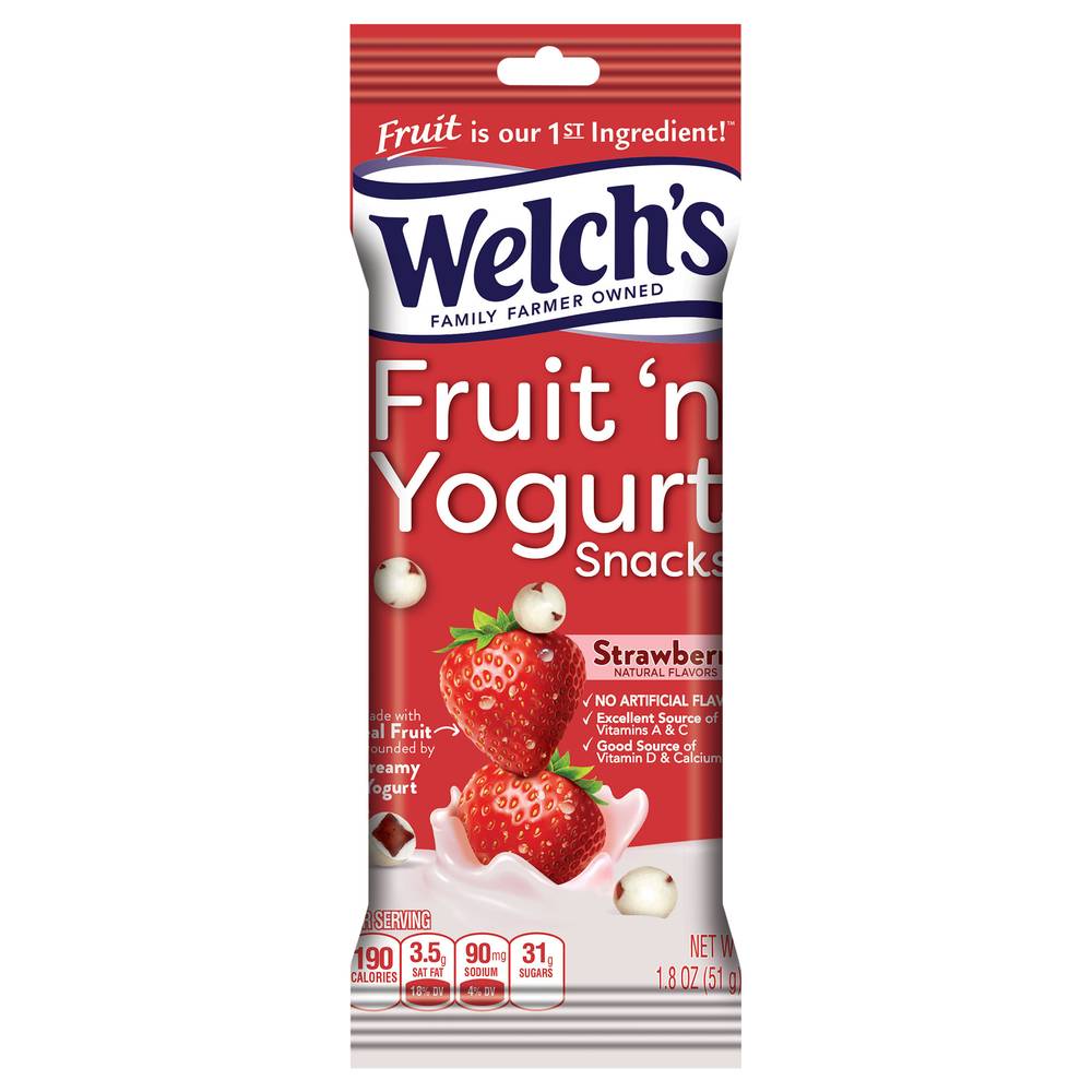 Welch's Fruit 'N Yogurt Snacks, Strawberry (1.8 oz)