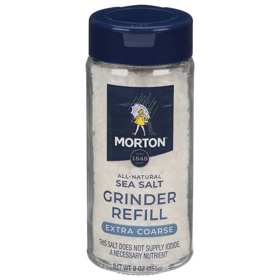 Morton All Natural Non-Iodized Extra Coarse Sea Salt Grinder Refill