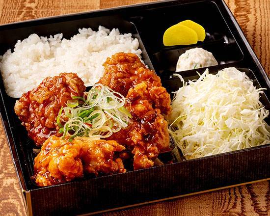 油淋鶏げんこつ唐揚げ弁当 4個 Yurinchi Fried Chicken Bento Box (4 Pieces)