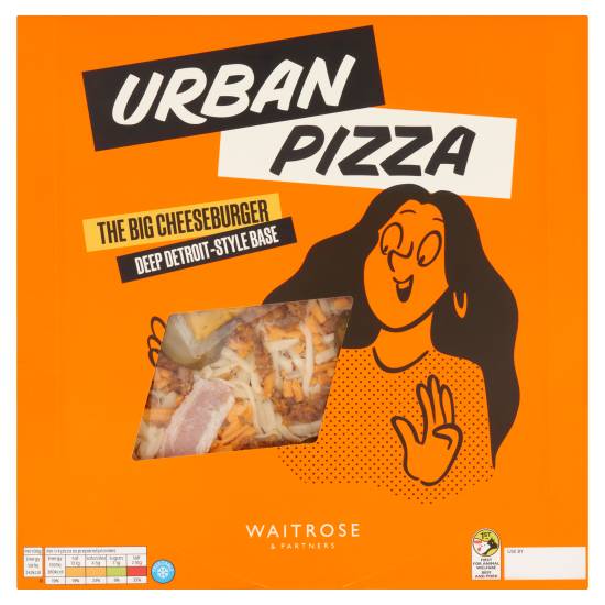 Waitrose & Partners the Big Cheeseburger Urban Pizza