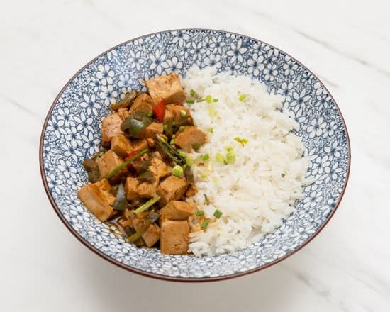 Riz avec Tofu sauce soja