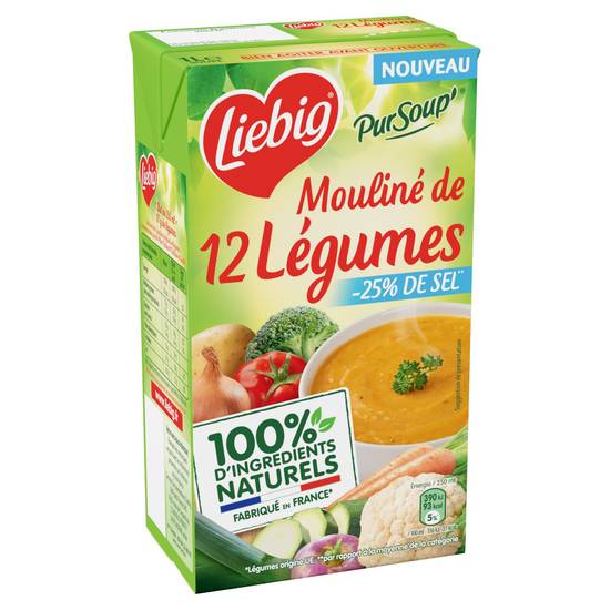 Liebig - Pursoup' mouliné de 12 Légumes (12 L)