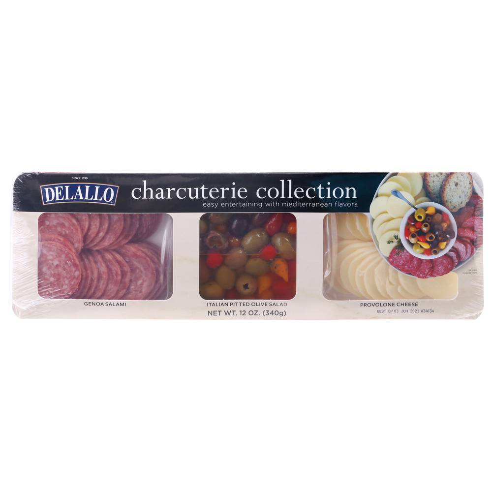 DeLallo Salami Olive Salad & Provolone Charcuterie Collection (12 oz)