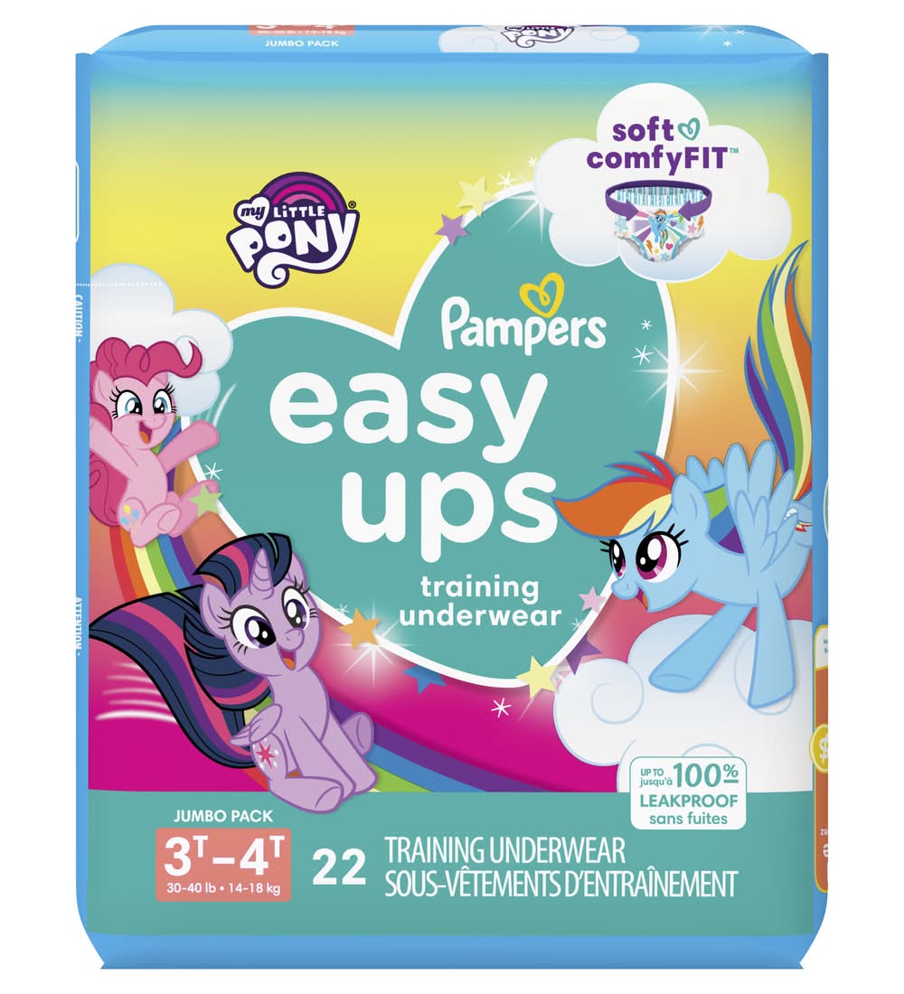 Pampers Peppa Pig Easy Ups Training Underwear, 3T-4T (22 ct)
