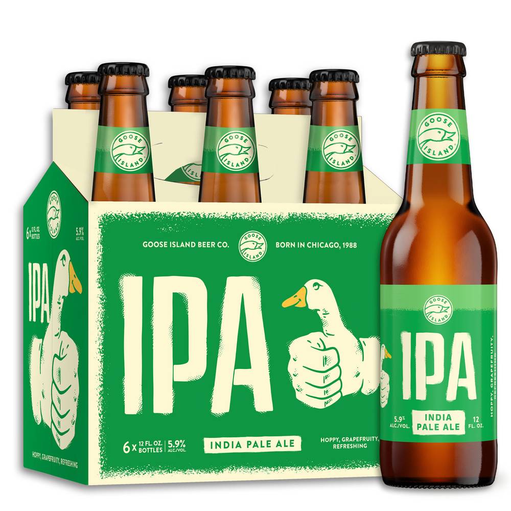 Goose Island Bright Citrus Aromas Ipa Beer (6 pack, 12 fl oz)