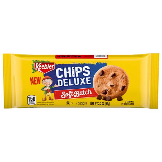 Keebler Chips Deluxe Soft Batch Cookies (4 ct)