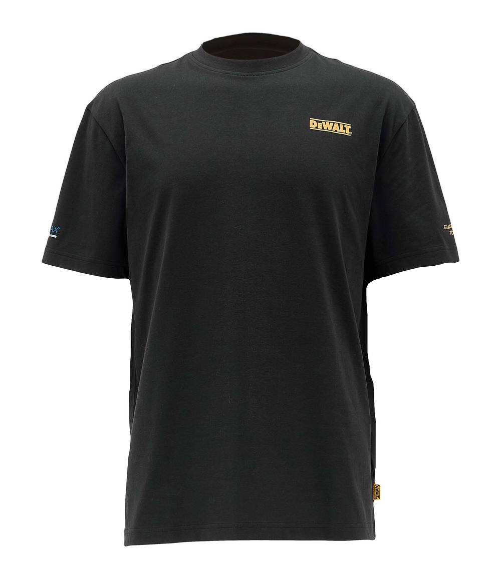 DEWALT Men's Black Knit Short sleeve Graphic T-shirt ( Medium ) | DXWW60011-001-M