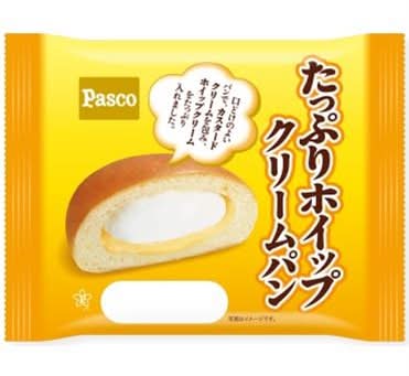 パスコ たっぷりホイップクリームパン １個