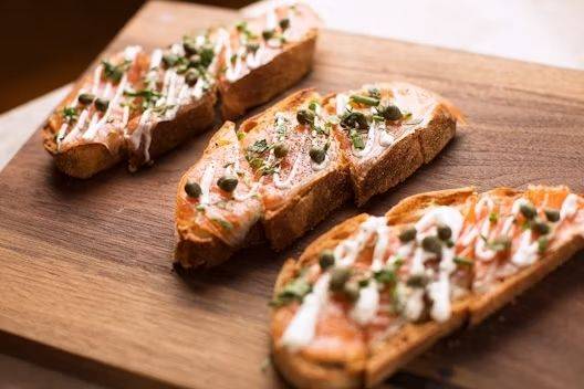 Smoked Salmon Farm Bread