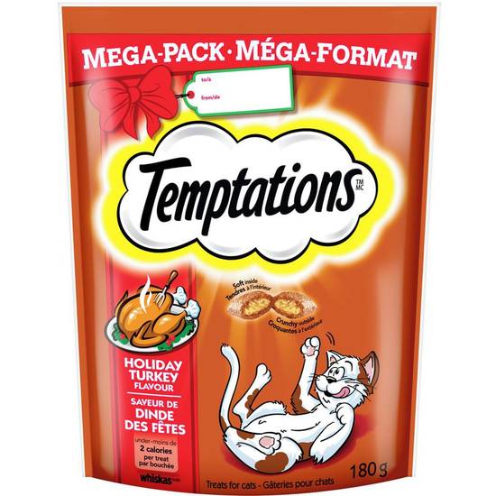 Whiskas Temptations Holiday Turkey Cat Treats (180 g)