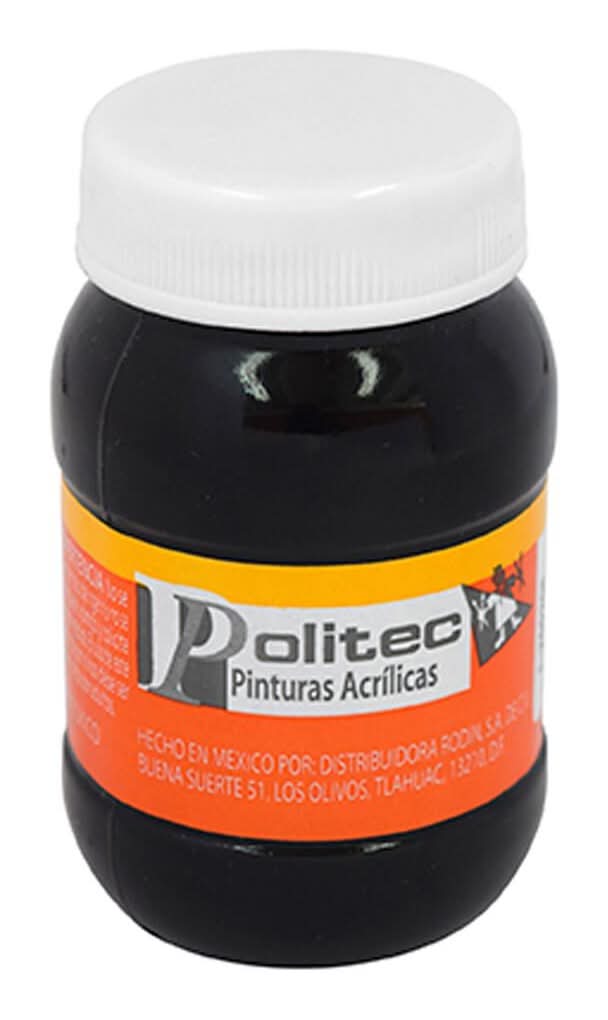 Politec · Pintura acrílica, negro intenso 302 (100 g)