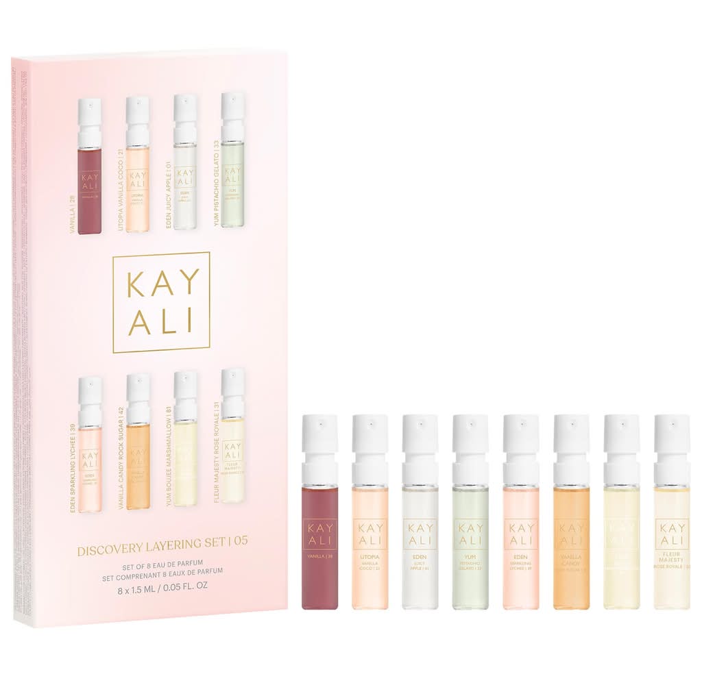 Kayali Discovery Layering Mini Perfume Sampler Set