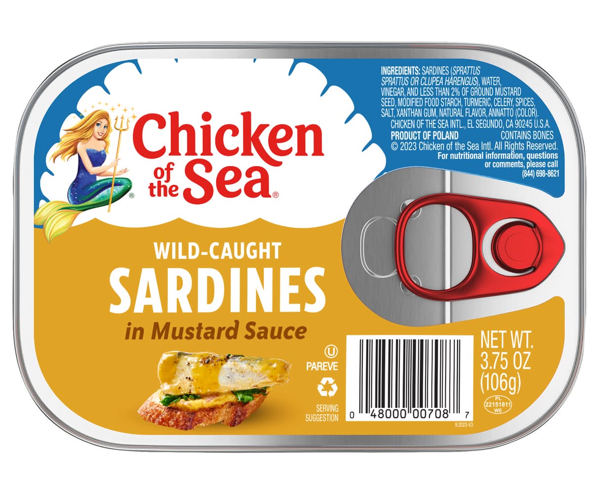 Chicken of the Sea Wild Caught Sardines in Mustard Sauce (3.75 oz)