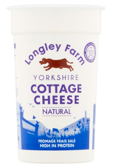 Longley Farm Yorkshire Natural Cottage Cheese (250g)