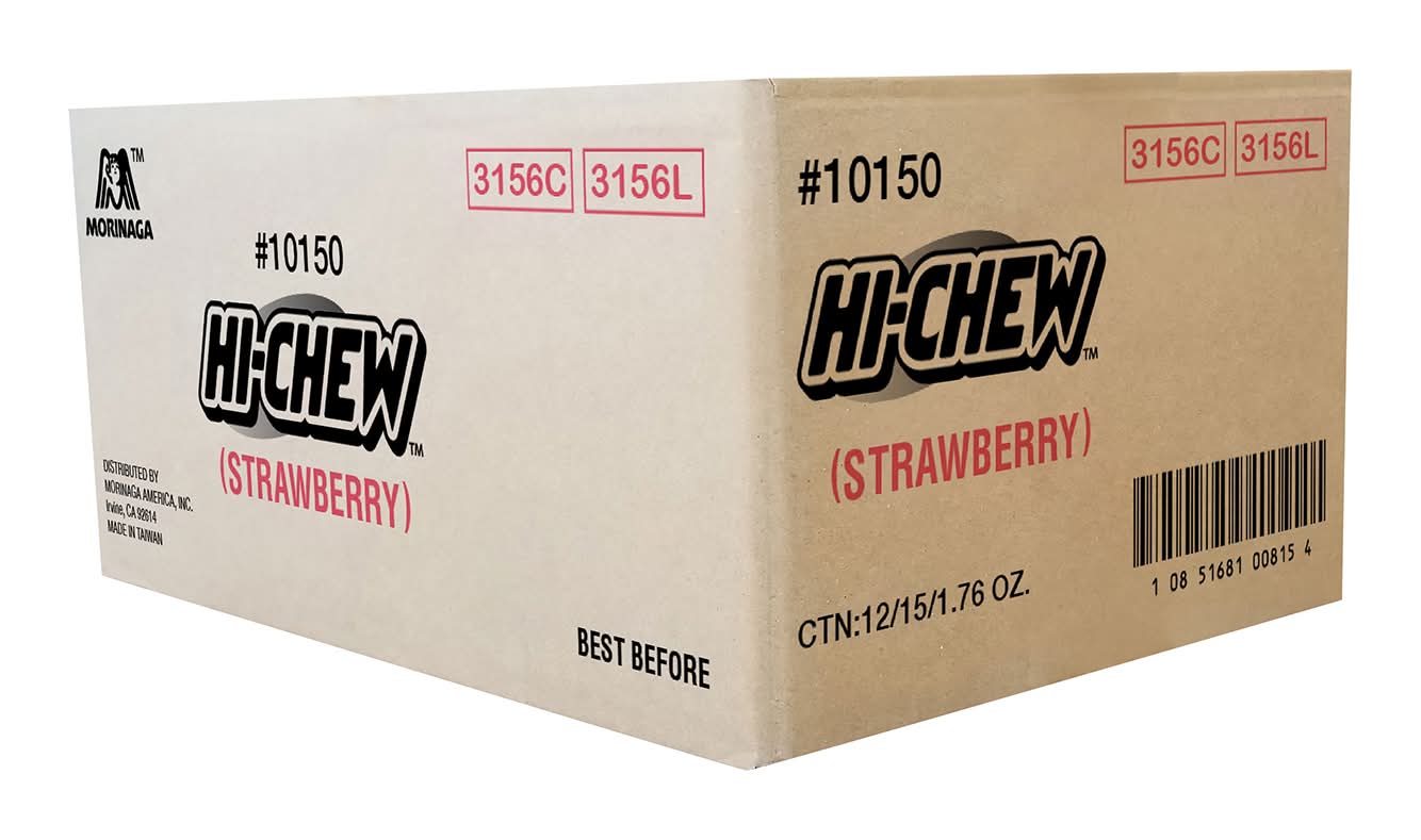 Hi-Chew Master Case, Strawberry (1.76 oz, 180 ct)