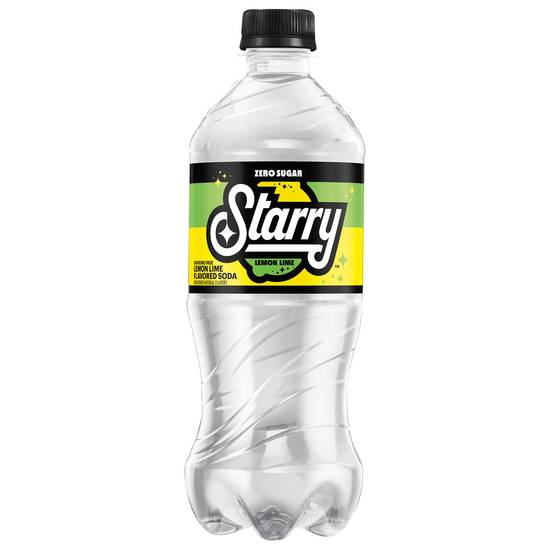 Starry Zero Sugar Soda (20 fl oz) (lemon lime)