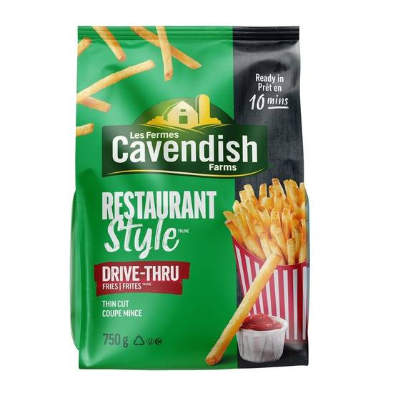 Cavendish farms restaurant style frites drive thru - restaurant style drive thru fries (750 g)