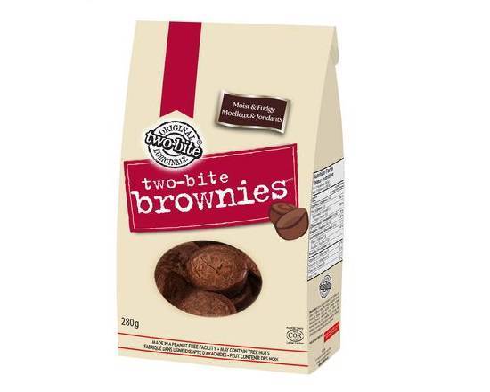 Two-Bite chocolate Brownies