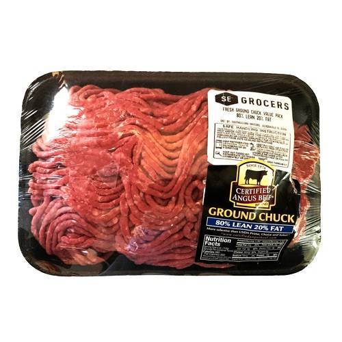 Ground Chuck Certified Angus Beef (3 lbs)