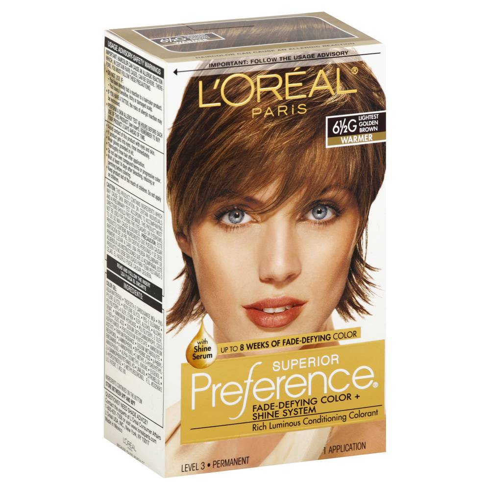 L'oreal Superior Preference Lightest Golden Brown Hair Color (1 ct)