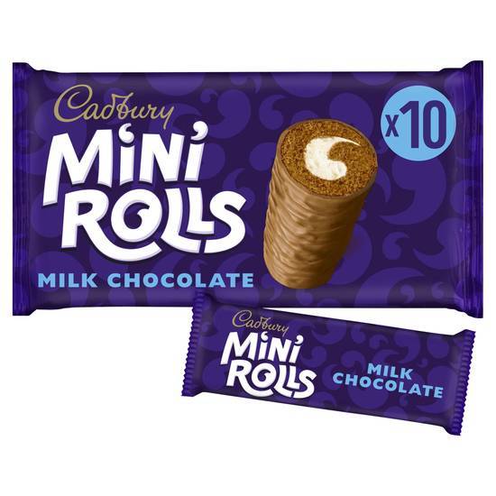 Cadbury Chocolate Mini Rolls 10 Pack