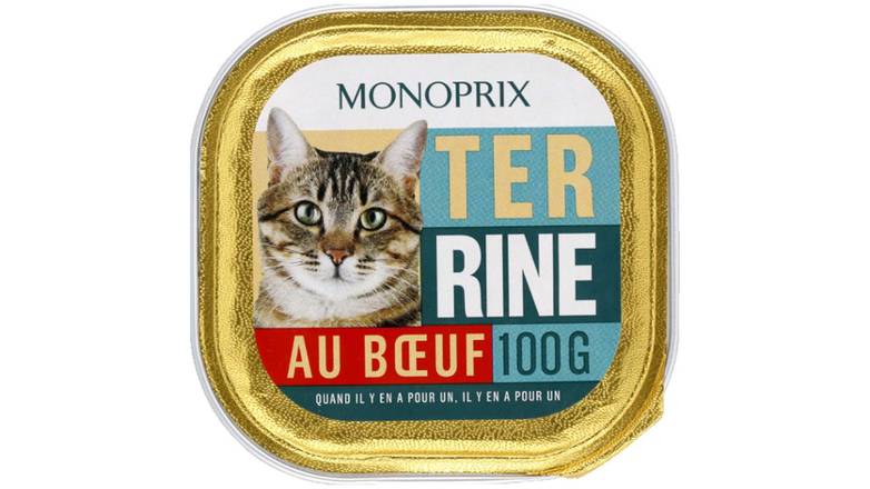 Monoprix - Terrine pour chat