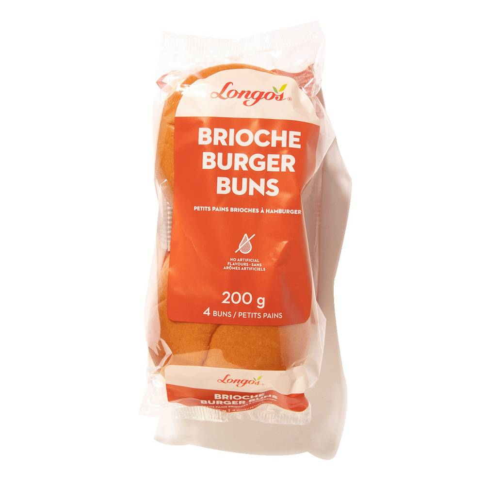 Longo's Longos Brioche Burger Buns (200 g, 4 ct)