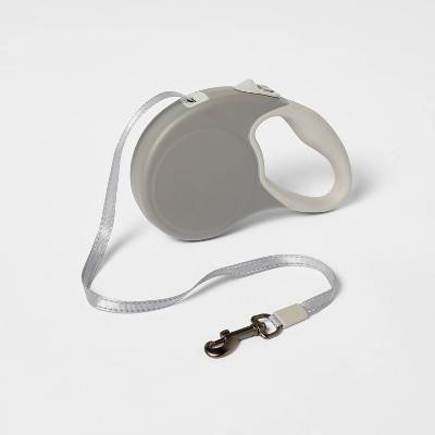 Boots & Barkley Retractable Dog Leash, S, Gray