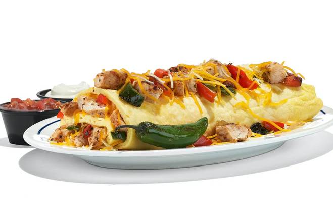 Chicken Fajita Omelette