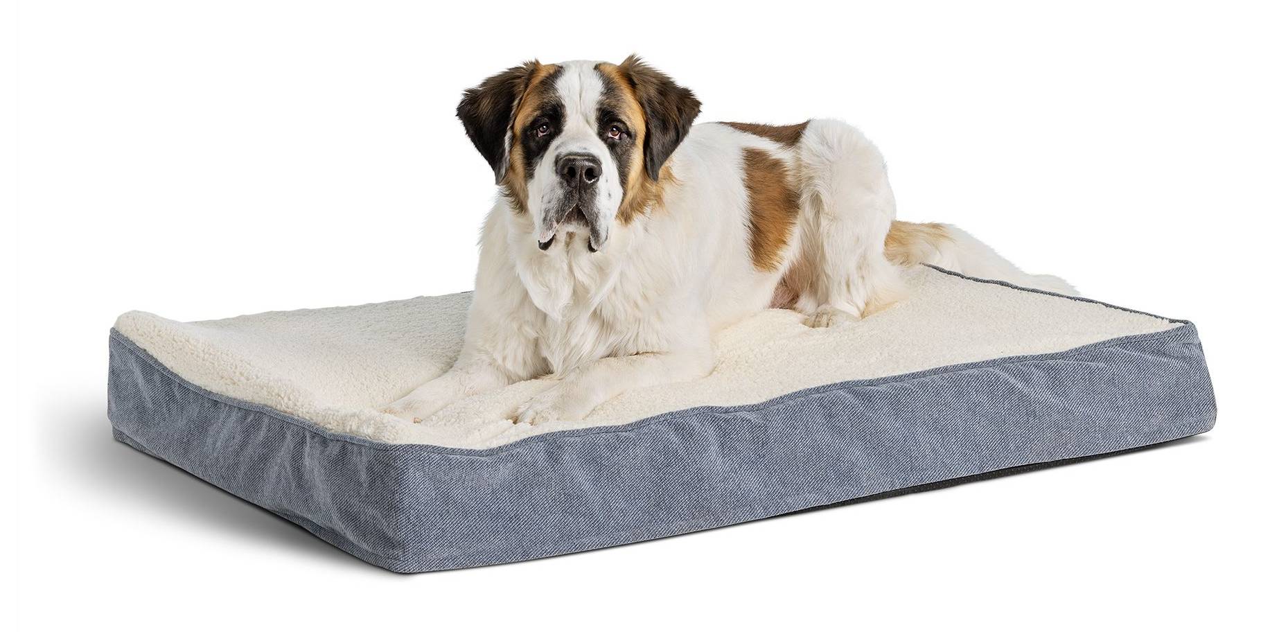 Top Paw Orthopedic Mattress Dog Bed, Gray