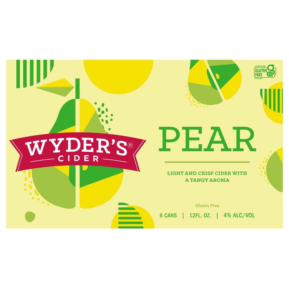 Wyder's Pear Cider (6 x 12 fl oz)