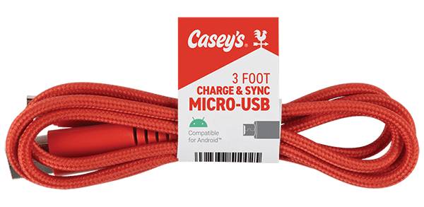 Casey's Micro USB Cable 3ft