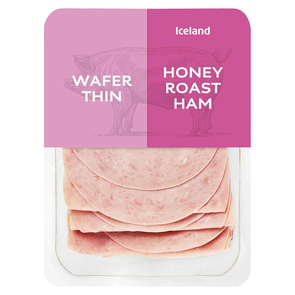 Iceland Wafer Thin Honey Roast Ham (130g)