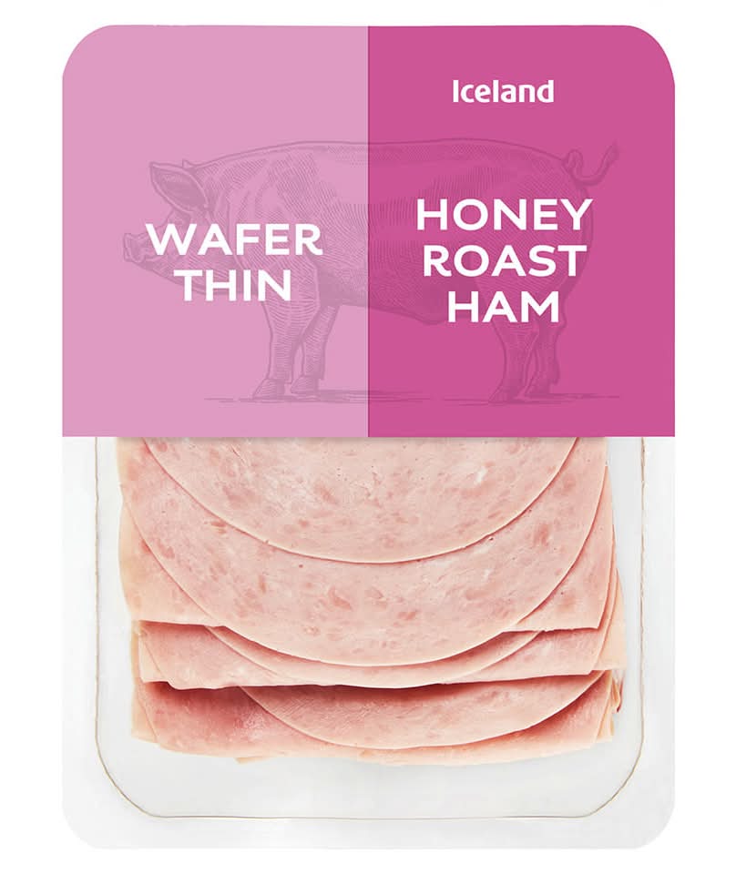 Iceland Wafer Thin Honey Roast Ham (130g)