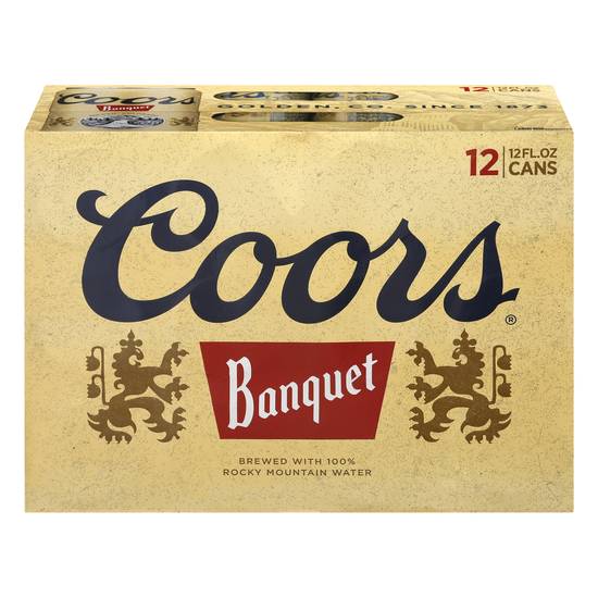 Coors Banquet Beer (12 ct, 12 fl oz)