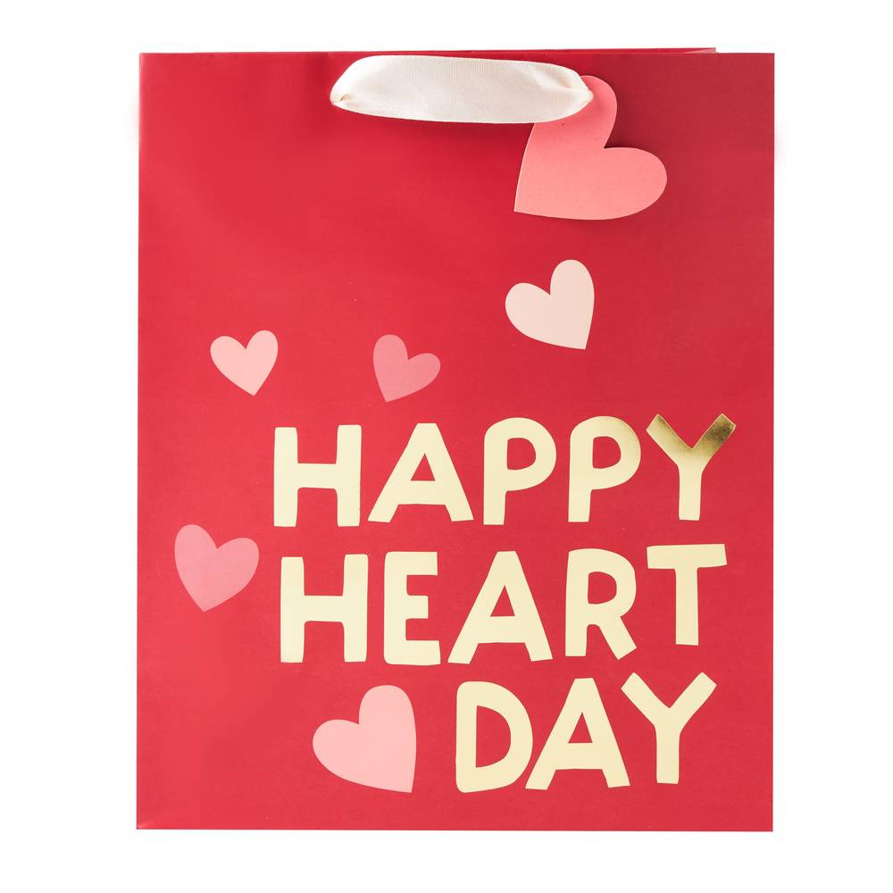 Red & Pink 'Happy Heart Day' Cub Bag
