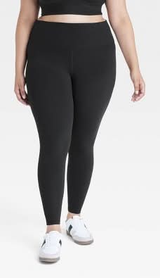 All In Motion Everyday Soft Ultra High-Rise Leggings, Women, XXL, Black