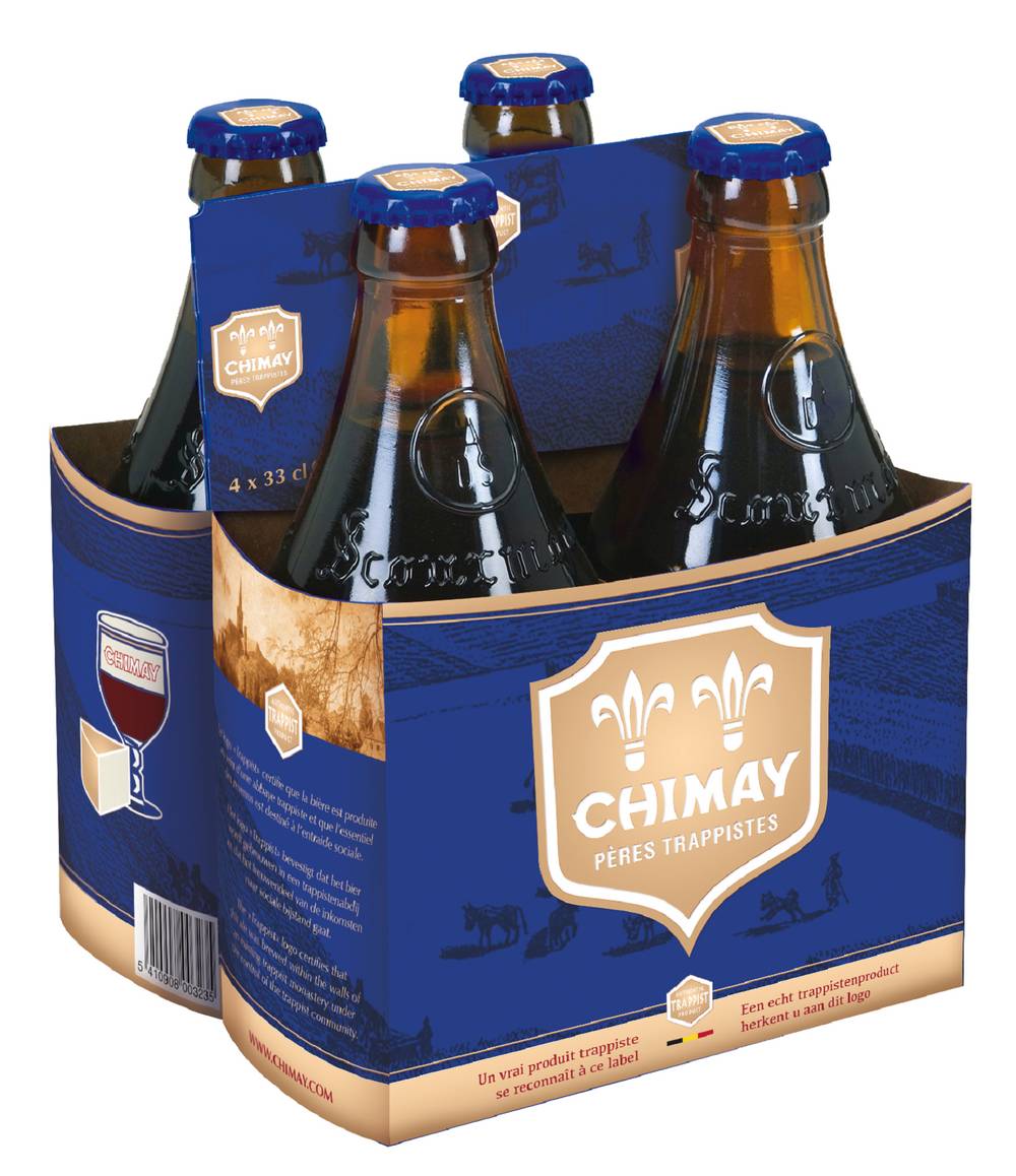 Chimay - Bière bleue (4 x 330ml)