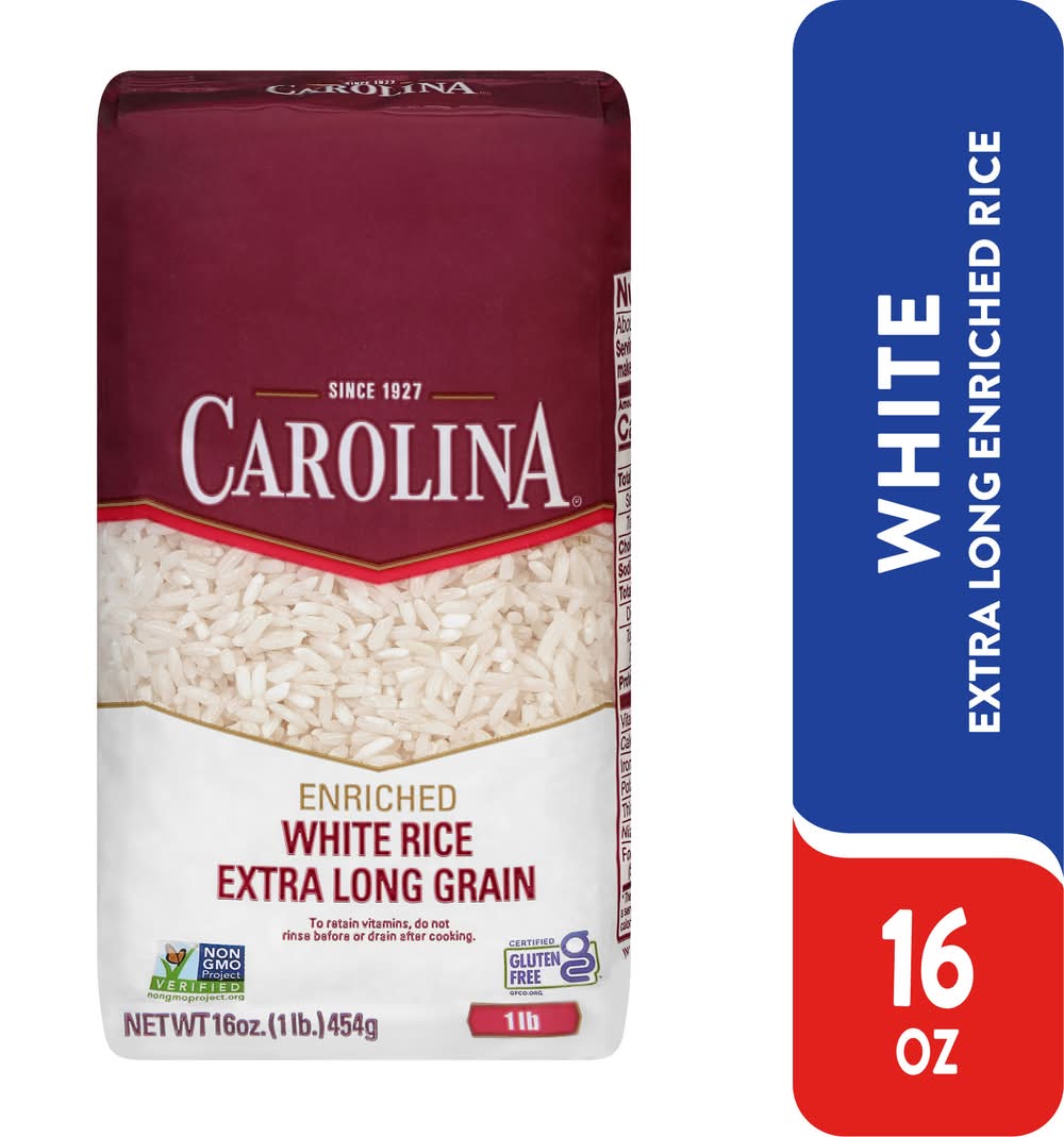 Carolina Enriched Extra Long Grain White Rice (16 oz)