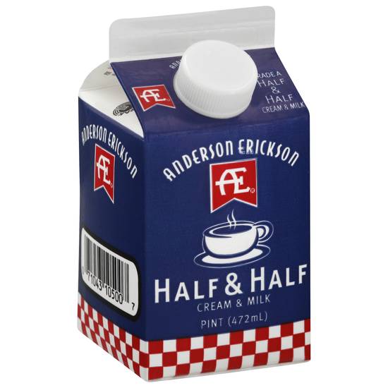 Anderson Erickson Half and Half Cream & Milk (1 pint)