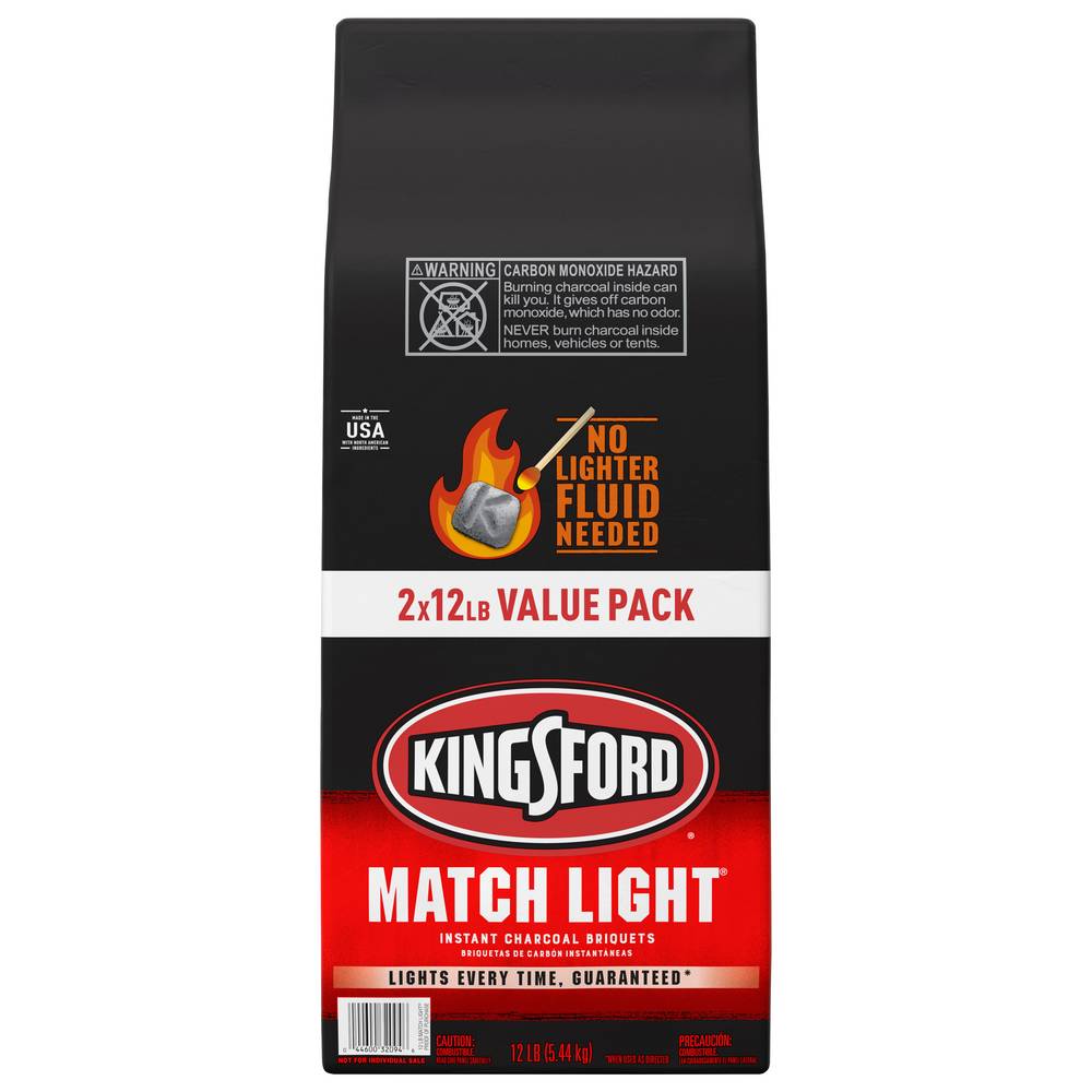 Kingsford Match Light Instant Value pack Charcoal Briquets (2 ct)